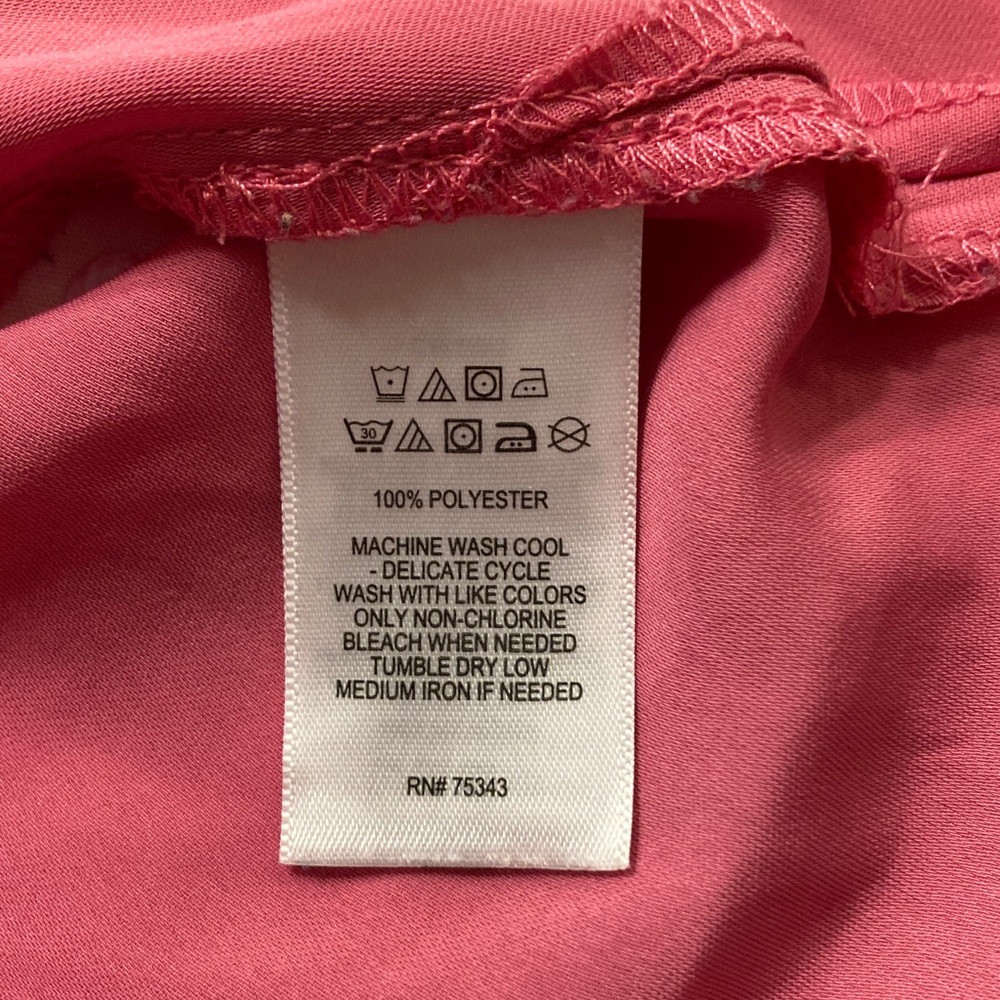 Rachel Zoe Pink Button Down Shirt Women Size Oversized Small - Picture 9 of 9